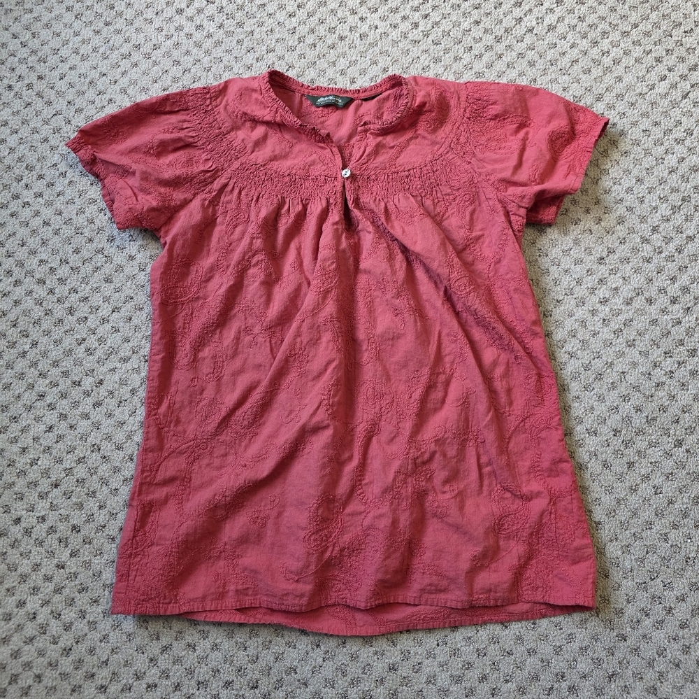 Eddie bauer embroidered top